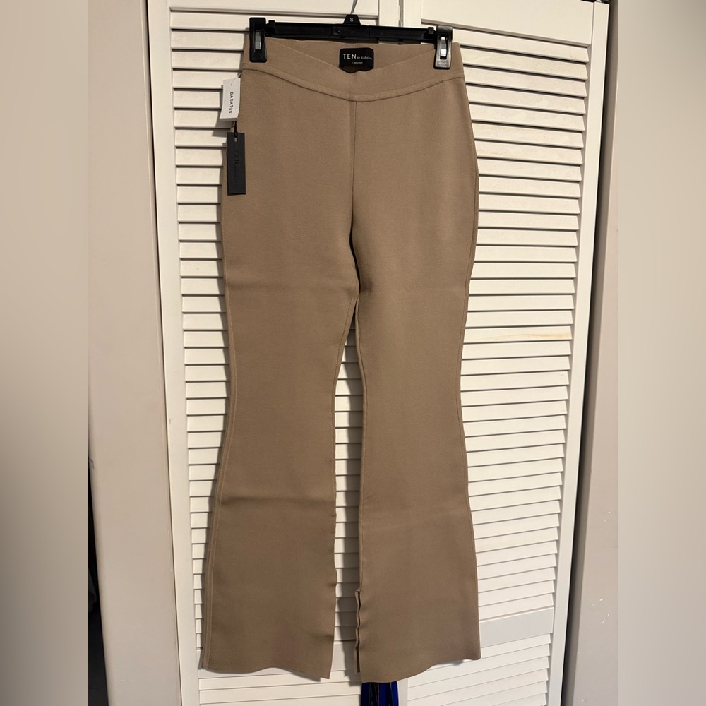 Aritzia Ten by Babaton Flared Tan Pants